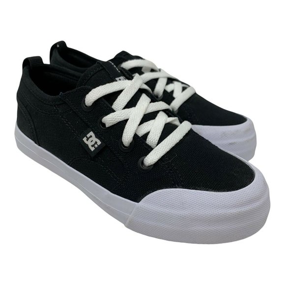 DC Youth's Evan TX Black Lace Up Skate Shoes Boy - Picture 5 of 7